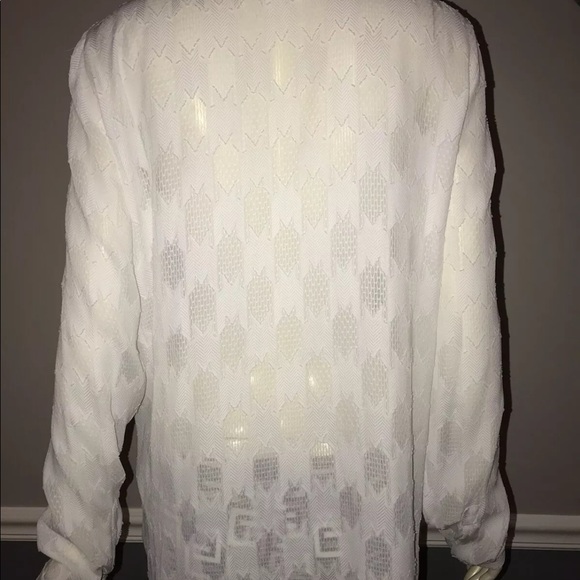 Versace Jeans Top white Authentic New IT44 US8 - Picture 3 of 5